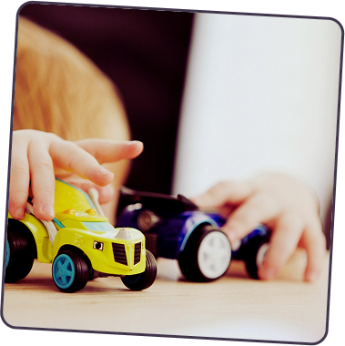 Swappy included toy box items